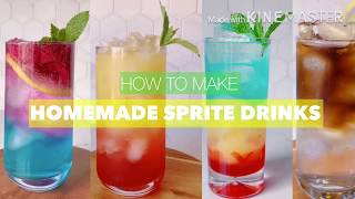 SPRITE HOMEMADE DRINKS  10 EASY MADE [upl. by Ellerey816]