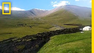 Bizarre ‘LavaLike’ Landslide Tears Through Hillside  National Geographic [upl. by Ennagroeg]