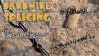 Barbed wire splicing tricks [upl. by Elodie]