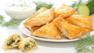 Spanakopita  Greek Spinach amp Feta Pie [upl. by Mandie]