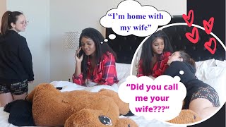 Calling My Girlfriend My Wife To See Her Reaction REVENGE PRANK [upl. by Ahsrav874]