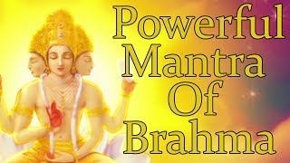 OM BRAHMANE NAMAHA   BRAHMA MANTRA  Powerful Mantra For Knowledge  1008 Repetitions [upl. by Lamond]