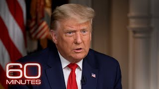 President Donald Trump The 60 Minutes 2020 Election Interview [upl. by Ycnej]