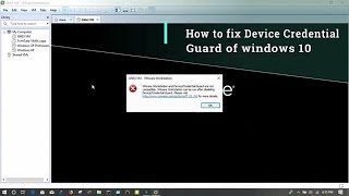 How to Remove Device credential Guard from windows 10 [upl. by Nagn273]