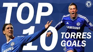 TOP 10 Fernando Torres Goals  Chelsea Tops [upl. by Ogirdor]