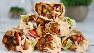 TASTIEST CHICKEN WRAP PERFECT CHICKEN WRAP [upl. by Eibob308]