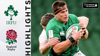 Ireland v England HIGHLIGHTS  Thrilling Contest In Standers Final Game  2021 Guinness Six Nations [upl. by Ogires494]