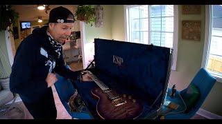 ESP Guitars Will Adler Lamb of God Unboxes his New ESP USA Eclipse [upl. by Meela]