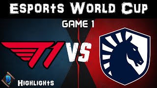 T1 vs TL Highlights Game 1 Esports Worlds Cup 2024 Semifinals T1 vs Team Liquid by Onivia [upl. by Aztiram974]