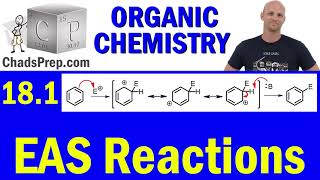 181 Electrophilic Aromatic Substitution  Organic Chemistry [upl. by Cirtemed]