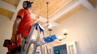 Installing a Coffered Ceiling [upl. by Yeldua]