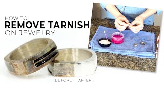 How to remove tarnish from silver jewelry [upl. by Nyrok]