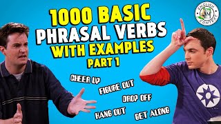 1000 Basic Phrasal Verbs  PART 1  Get Along Figure Out Cheer Up [upl. by Izabel]