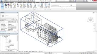 Revit Tutorial  Linking an architectural model [upl. by Lewes335]