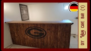 Bar selbst bauen  Man Cave Teil 1  DIY Bar [upl. by Denice]