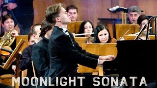 Beethoven  Moonlight Sonata  Piano amp Orchestra [upl. by Siramay]