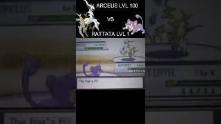 Who Wins Arceus VS Rattata [upl. by Fokos]