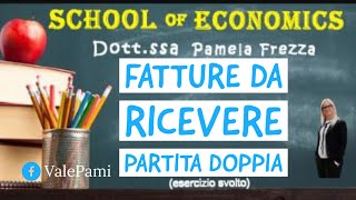 Esercizio svolto Fatture da Ricevere scritture di assestamento partita doppia economia aziendale [upl. by Llennahc]