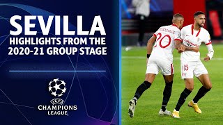 Sevilla Highlights from the 202021 Group Stage  UCL on CBS Sports [upl. by Aidne]