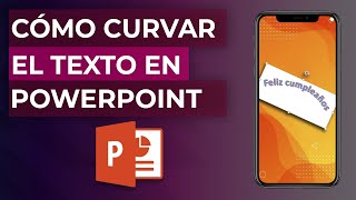 Cómo CURVAR o Arquear TEXTO en Power Point [upl. by Aerbma]