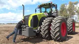 Claas Xerion 5000 tractor review  Farms amp Farm Machinery [upl. by Avaria]