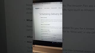 Understanding Amazon Flex Delivery Blocks [upl. by Hctud]