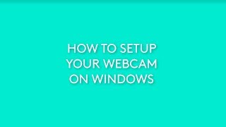 How To Setup Your Logitech Webcam on Windows [upl. by Schwab]