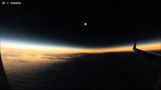 Moon shadow during total eclipse of the sun [upl. by Bernardina]