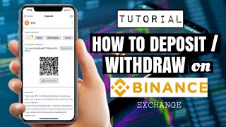 How to DEPOSIT or WITHDRAW on BINANCE EXCHANGE  Crypto App Tutorial [upl. by Haase]