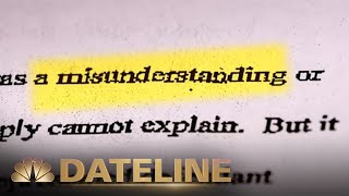 A Misunderstanding Episode 5  Conviction  Dateline NBC [upl. by Eardnaed]