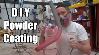 DIY Powder Coating  How to  Eastwood Co Kit Try Out [upl. by Dierolf]