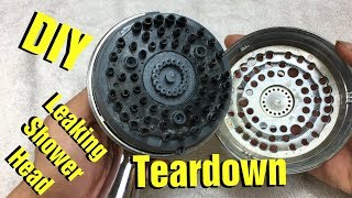 How to Take Apart  Disassemble Leaking Shower Head by Waterpik [upl. by Asenaj689]