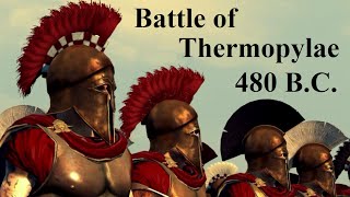 Battle of Thermopylae 480 BC  GrecoPersian Wars  Documentary [upl. by Ahsieit]