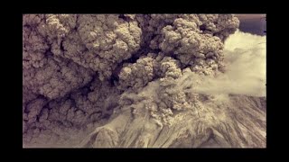 Mount St Helens in eruption May 18 1980 [upl. by Synned654]