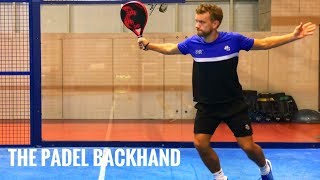 The Padel Backhand [upl. by Acirrej]