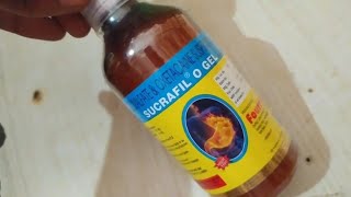 Sucrafil O Gel Syrup Uses  Oxetacaine amp Sucralfate Suspension All Details [upl. by Floridia]