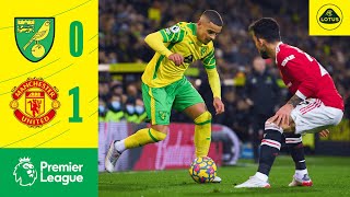 HIGHLIGHTS  Norwich City 01 Manchester United [upl. by Nollad405]