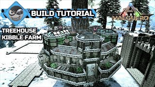 How to Build a Treehouse  Kibble Farm  Ark Survival Evolved No Mods [upl. by Judas516]