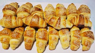 Kifle taze pambuk te buta  Croissants recipe [upl. by Blackstock103]