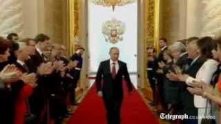 Vladimir Putin sworn in as Russian President at Kremlin ceremony [upl. by Yngad]