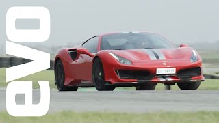 Ferrari 488 Pista  quicker than a McLaren P1  evo LEADERBOARD [upl. by Gnap]