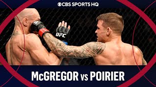 Conor McGregor vs Dustin Poirier Poirier stuns McGregor for 2nd round TKO  UFC 257  CBS Sports HQ [upl. by Lilllie]