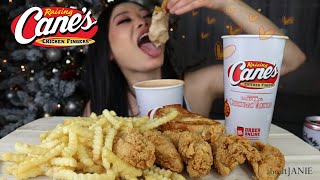 ASMR RAISING CANES MUKBANG [upl. by Brelje454]