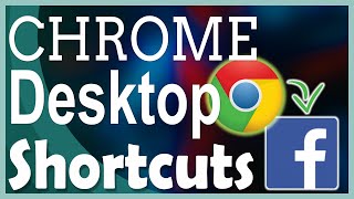 HowTo Create Desktop Shortcut Icons Directly from Google Chrome [upl. by Erdda160]