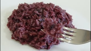 Risotto cremoso al radicchio e vino rosso [upl. by Yregerg]