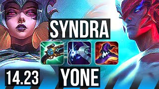 SYNDRA vs YONE MID  NA Master  1423 [upl. by Aneert]