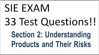 SIE Exam Prep Investment Risks 33 Questions EXPLICATED [upl. by Gerry]