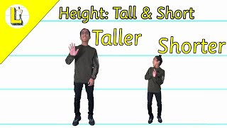 EYFS  Height Taller and Shorter [upl. by Stiegler]