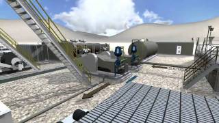 3D Drilling Animation  Mud Pumps Circulating Fluid [upl. by Myriam208]