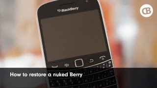 How To Restore A Nuked BlackBerry [upl. by Eilasor645]